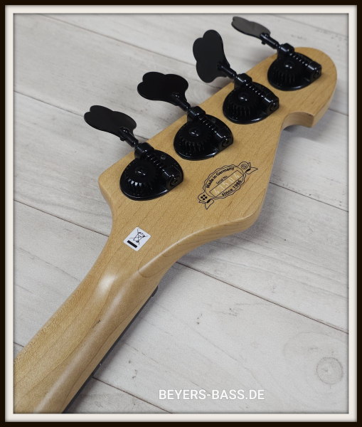 Sandberg California II TT4 Fretless, Open Pore Black, Lefthand